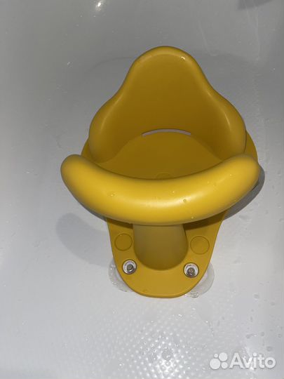 Детский стул / сидение для ванны с ковриком