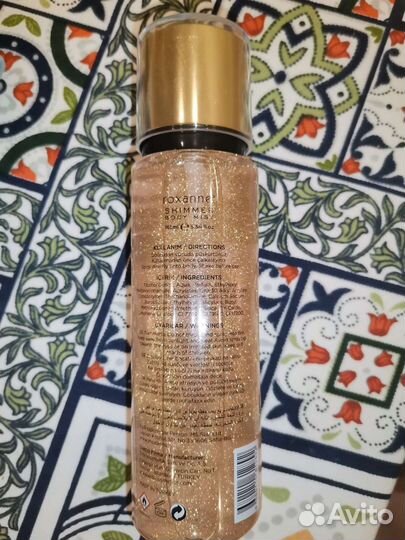 Новый Шикарный спрей шиммер для тела аромат ванили