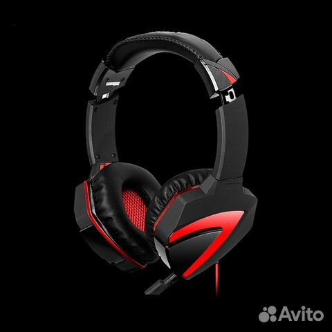 Игровые наушники (гарнитура) Bloody G500 Black-Red