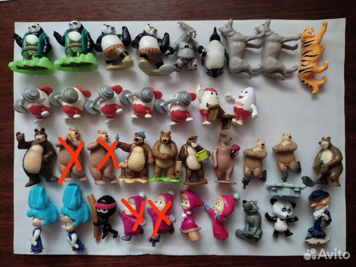 Игрушки из киндера 90х