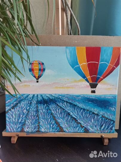 Интерьерная картина пейзаж воздушные шары