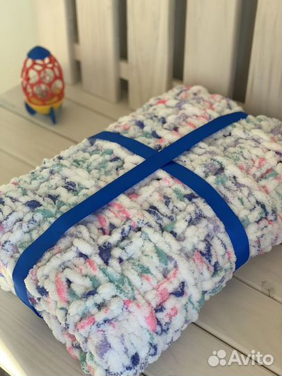 Плед детский плюшевый