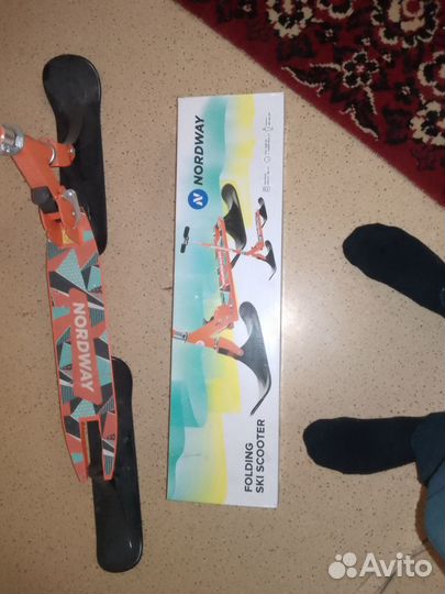 Самокат на лыжах