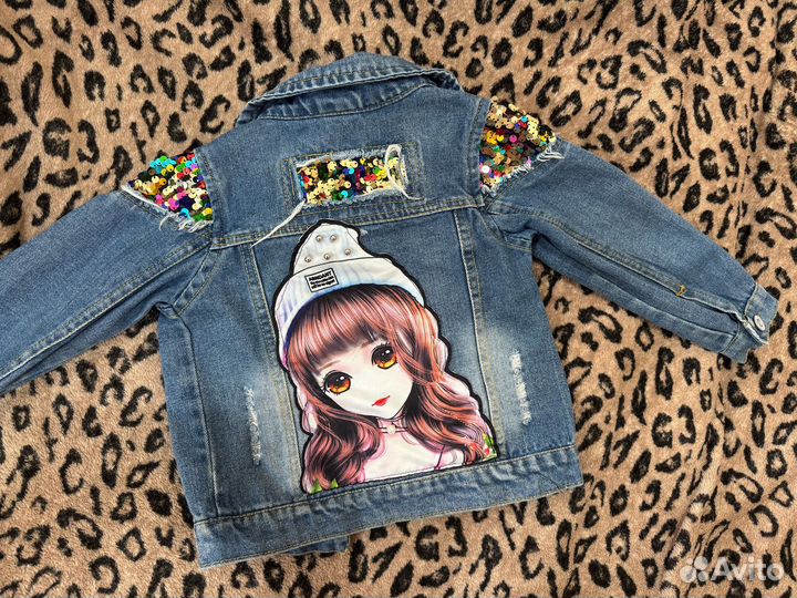 Джинсовая куртка для девочки