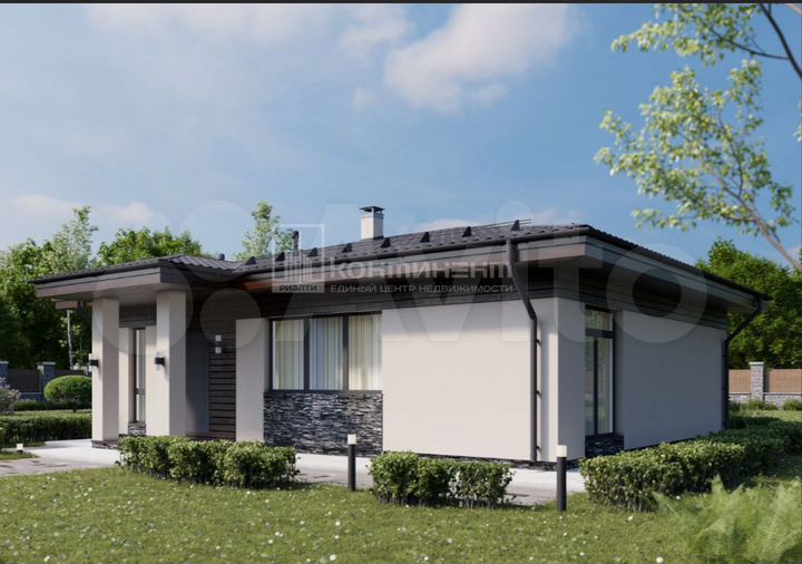 Коттедж 115 м² на участке 10 сот.