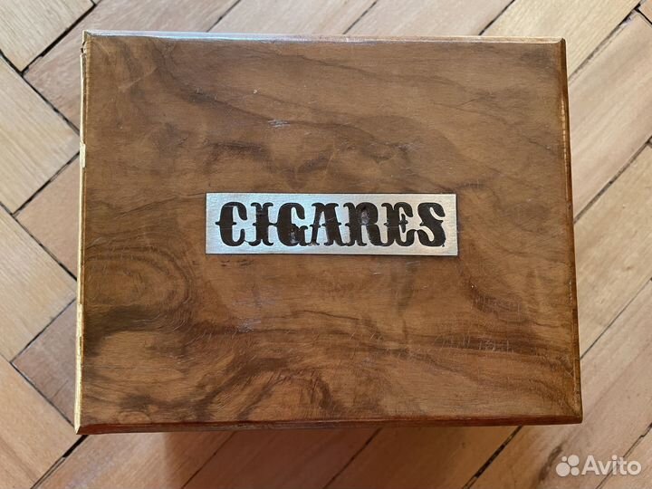 Хьюмидор для сигар антикварный, дерево