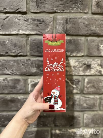 Термос для горячих напитков новогодний подарок