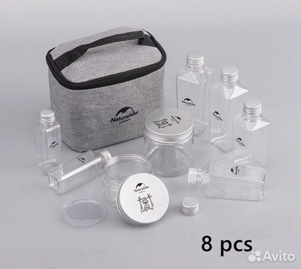 Naturehike набор для приправ масел круп, 8 предмет