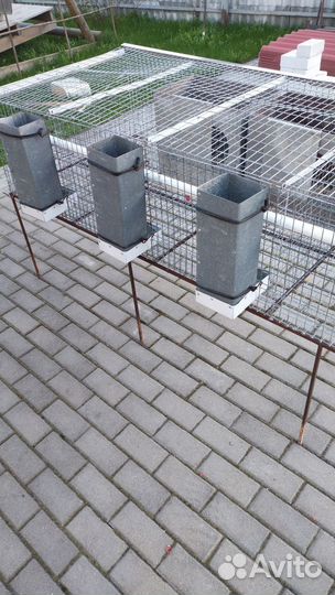 Клетка для кроликов с маточником