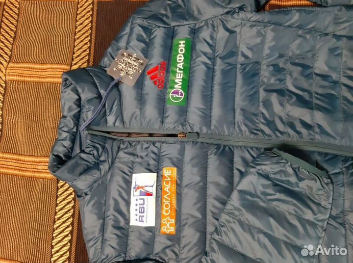 Разминочные куртки 46-48 adidas Сб.России лыжные