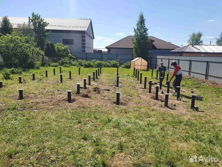 Винтовые сваи. Фундамент под ключ