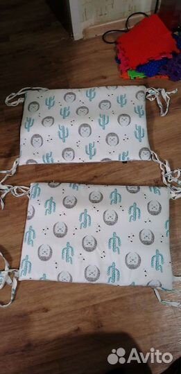 Бортики в детскую кроватку бу