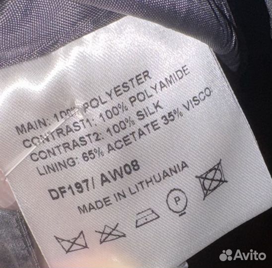 Винтажное серое платье Karen Millen