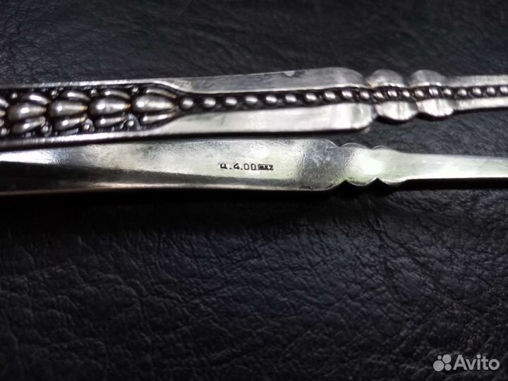 Щипцы для сахара и 2 ложки СССР