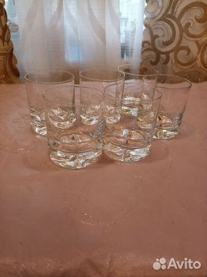 Стаканы для виски. Шесть штук, новые