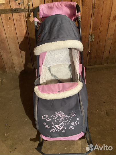 Санки коляска