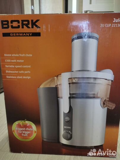 Соковыжималка bork JU CUP 22130 SI