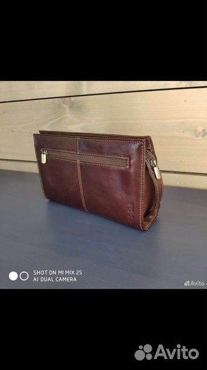 Барсетка кожаная мужская Tony perotti