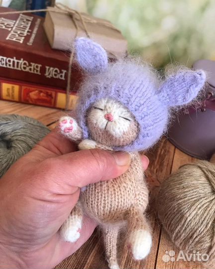 Вязанные котята (ручная работа)