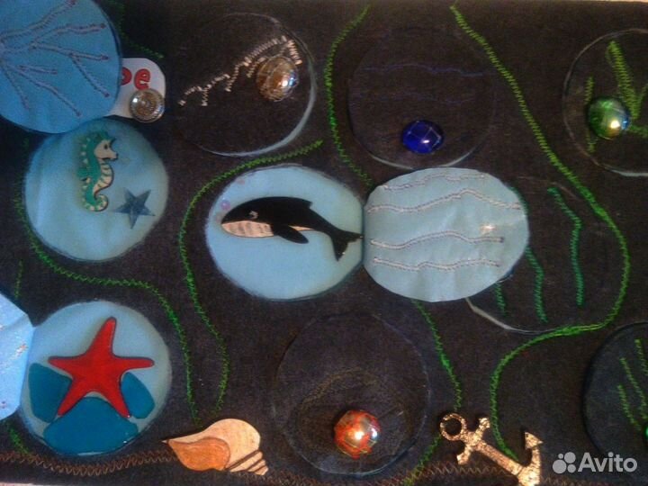 Развивающий коврик-книжка, для детей