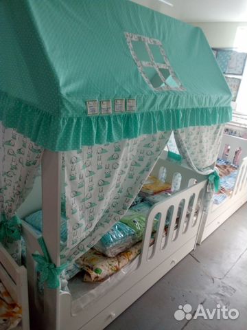 Кроватка детская Домик 1600-800