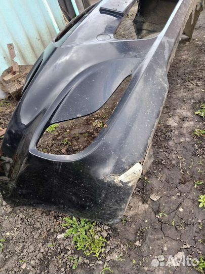 Передний бампер на hyundai solaris