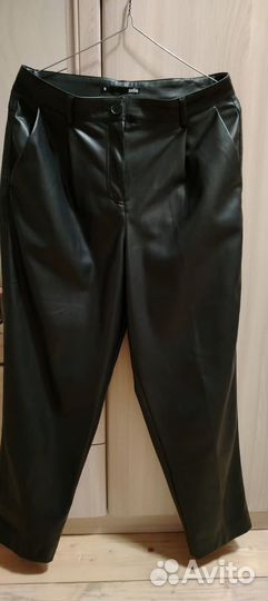 Брюки кожаные