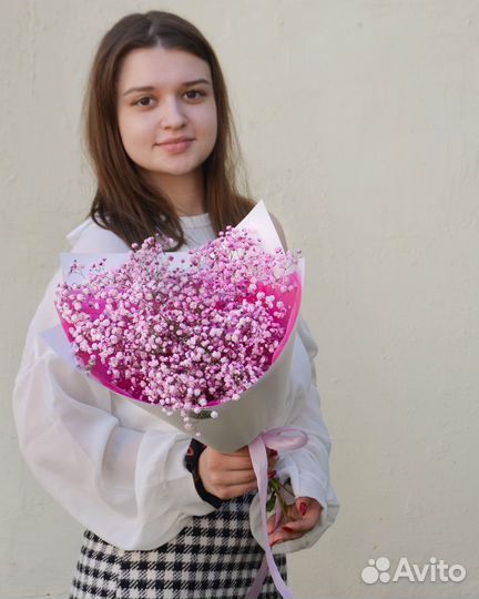 Гипсофила розовая цветы букеты с доставкой