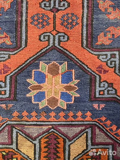 Ковер 163/11. Антикварный сумах конца 19 века.Шерс