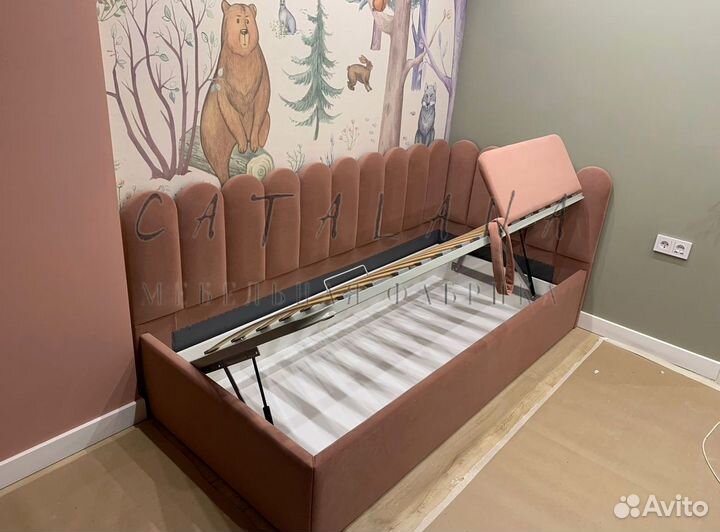 Детская кровать с мягкими бортиками/Без предоплаты