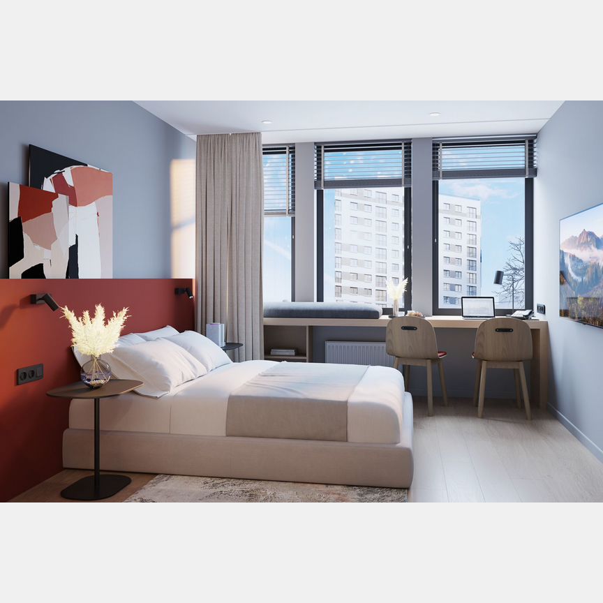 Апартаменты-студия, 22,5 м², 4/15 эт.