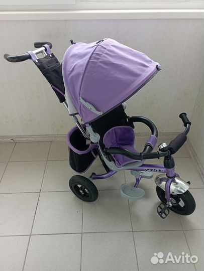 Трехколесный велосипед с родительской ручкой