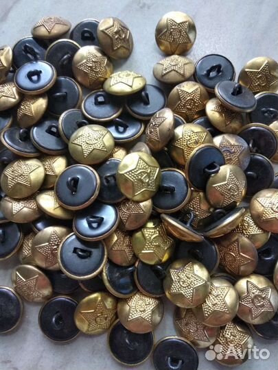 Пуговицы погонные обр.46г,цена за пару