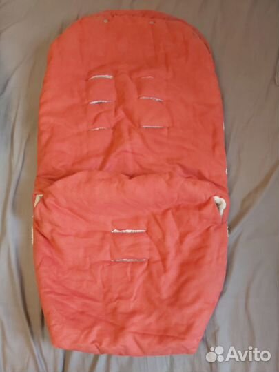 Меховой конверт в коляску