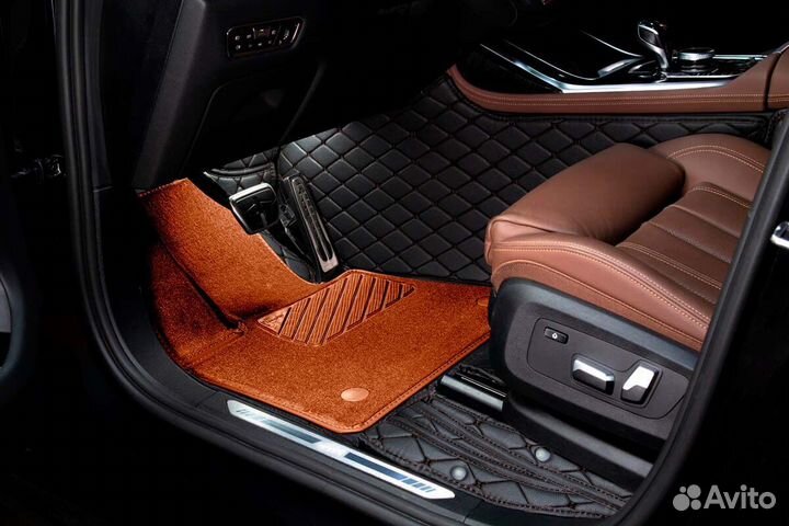 3D Коврики KIA из Экокожи