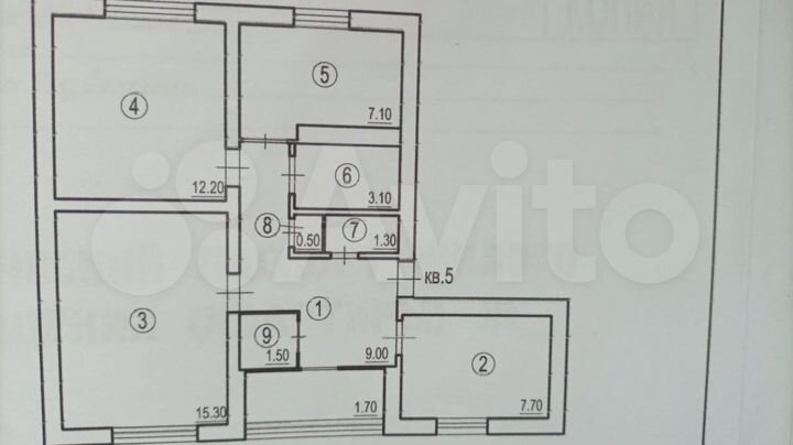 3-к. квартира, 57,6 м², 1/2 эт.