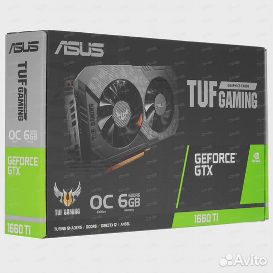 Видеокарта GTX 1660ti/super asus Tuf TOP