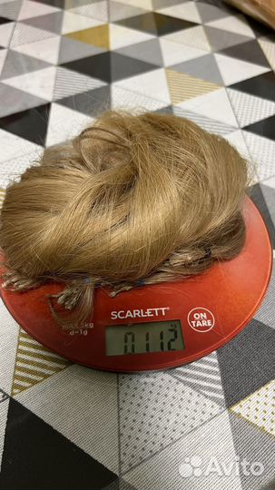 Волосы для наращивания 60 см блонд