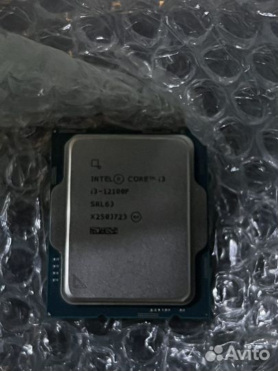 Процессор intel core i3 12100f