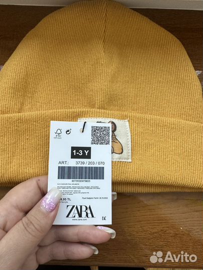 Шапка детская zara