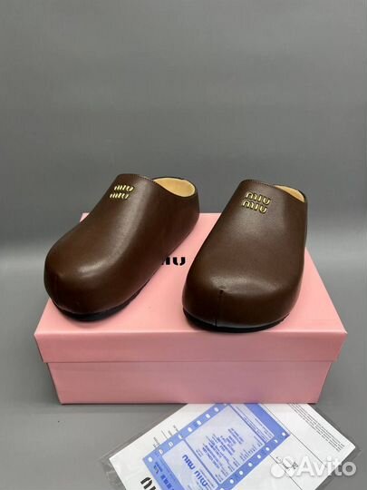 Тапочки Сабо Miu Miu Размеры 36-40