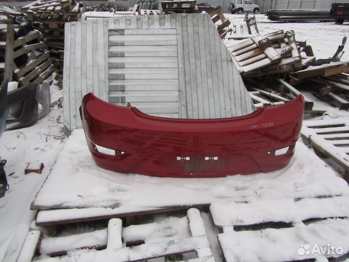 Бампер задний Хендай Солярис Hyundai Solaris