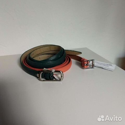 Ремень пояс женский, натуральная кожа