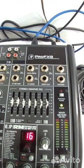 Микшерный пульт ProFX8 mackie, Soundcraft mpmi