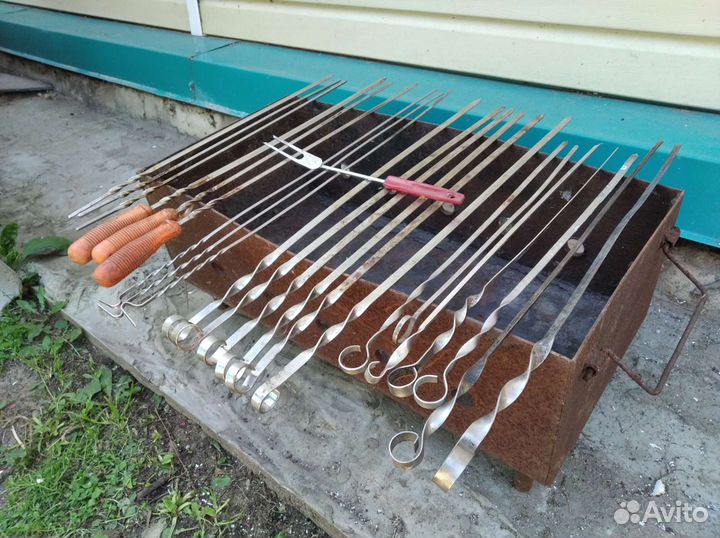 Мангал, шампура