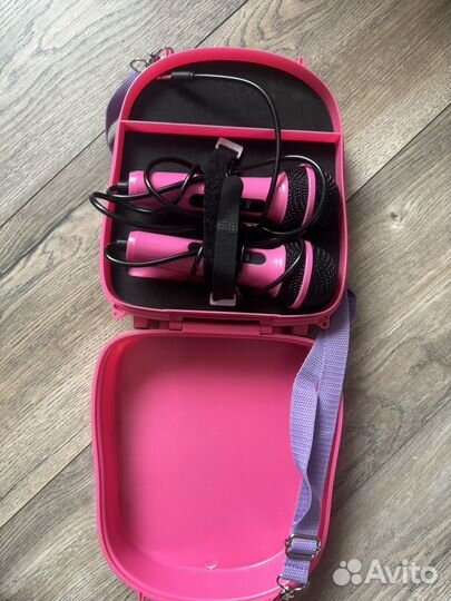 Караоке-рюкзачок для детей с микрофоном