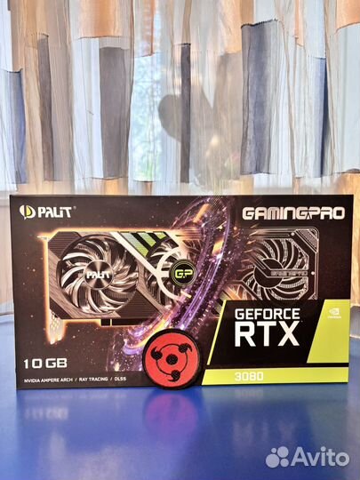 Игровая видеокарта rtx 3080 10 gb pny palit IGame