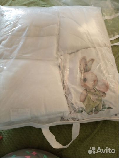 Комплект в кроватку+ бортики