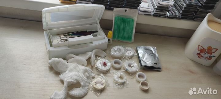 Материалы для наращивания ресниц бу