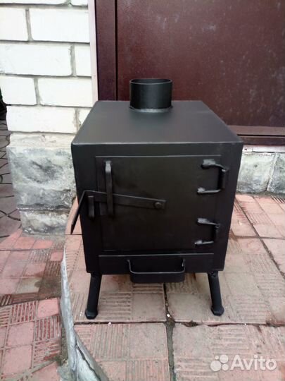 Печь для палатки. Печь буржуйка. Печь рыбацкая